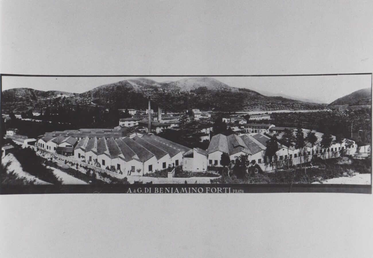 Veduta del villaggio fabbrica, villaggio operaio Forti a La Briglia